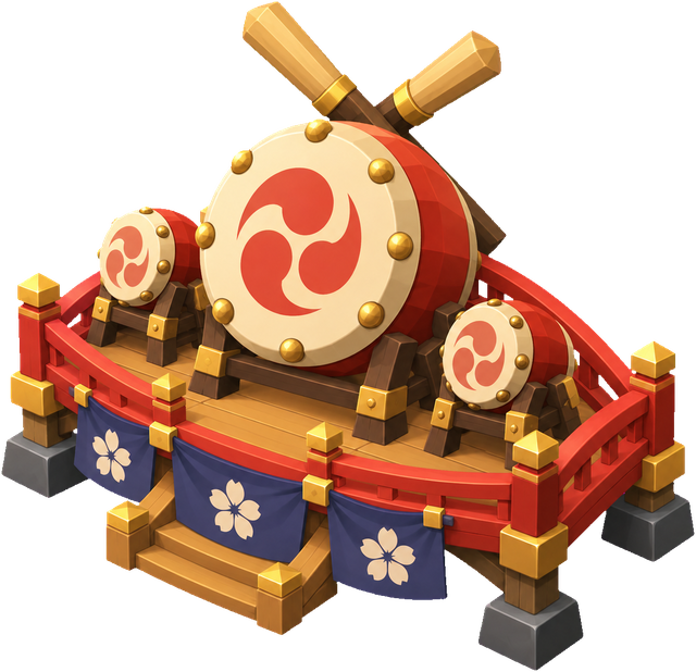 Music pavilion · Japan. Original japan era building artwork. Artwork existence does not establish its unlock or availability in a released build.