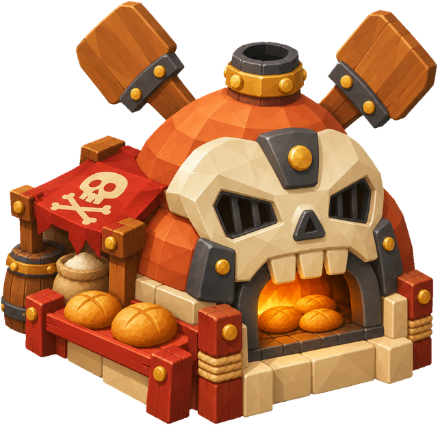 Bakery · Pirates. Original pirates era building artwork. Artwork existence does not establish its unlock or availability in a released build.