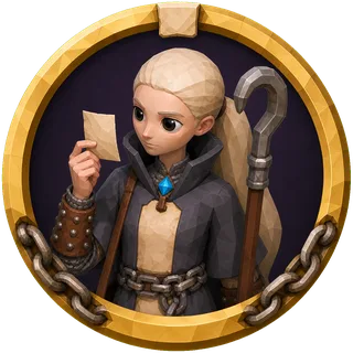 Cathra portrait. Cathra, an artisan from the Cristal Memoria world.