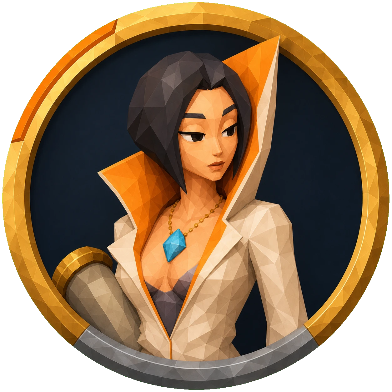 Koel portrait. Koel, an artisan from the Cristal Memoria world.