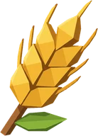 Corn. Original corn game item, on a transparent background.