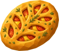 Pizza. Original pizza game item, on a transparent background.