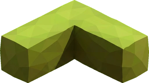 Haie Angle S. Original modular isometric village scenery.