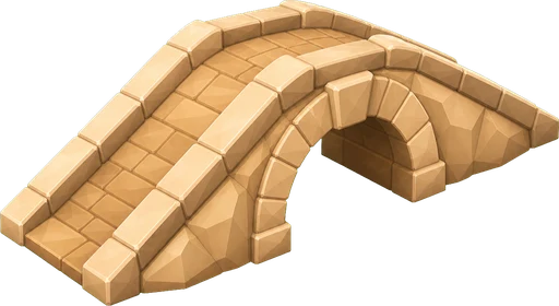 Pont Pierre. Original modular isometric village scenery.